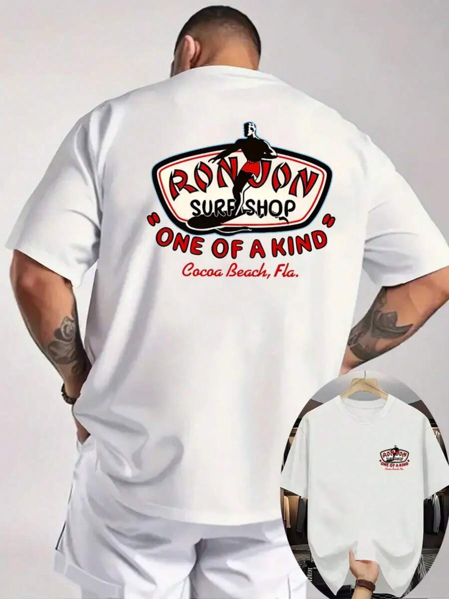 100% double-sided pure cotton, men's T-shirt for autumn and winter, casual and fashionable, moisture wicking, printed with a unique print, machine washable, Y2K millennium style cotton T-shirt, graphic round neck, comfortable fabric - Blanco - Ver 1