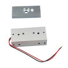 Mini cerradura electromagnética de 12 V CC, 60 kg, cerradura electrónica magnética para puerta, cerradura de encendido - Plateado - Ver 6