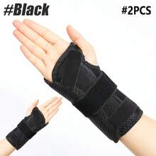 2PCS Wrist Brace For Carpal Tunnel - Night Sleep Support Splints For Right & Left Hand, Adjustable Compression Sleeve & Stabilizer For Men & Women - Multicolor - View 16