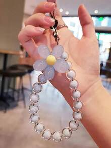 1 pieza/2 piezas Llavero de teléfono con forma de caramelo de color aleatorio anti-pérdida, colgante de llavero adecuado para viajes - Color aleatorio - Ver 4