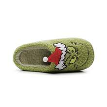 New Christmas Cotton Slippers, Men's And Women's Styles, Couple's Edition, Cozy Plush Slippers For Autumn And WinterInsulation,Galentines,Puppy,Carnival,Decoración Para Fiestas