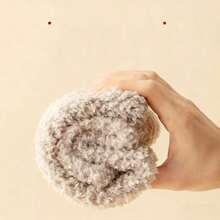 6/12 pares de calcetines de media caña esponjosos de colores mixtos para mujeres, adecuados para uso diario en el hogar/oficina con agarre - Multicolor - Ver 5