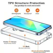 A Transparent Protective Air Cushion Shell, Compatible With The Sams Ung Galaxy Phone Shock-Proof Shell,International Version, Not The Domestic Version - Clear - View 7