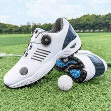 Unisex All-Weather Traction Lightweight Golf Shoes - Suitable For Lawn Course, Casual Wear And Outdoor Sports - White/Black/Gray Design, Casual Sports Shoes | Durable Rubber Sole