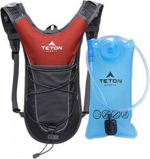 Mochila de hidratación TETON Sports TrailRunner 2.0; Mochila para senderismo, correr y ciclismo; Incluye bolsa de hidratación de 2 litros gratis - Orilla del río (Orilla del río) - Ver 5