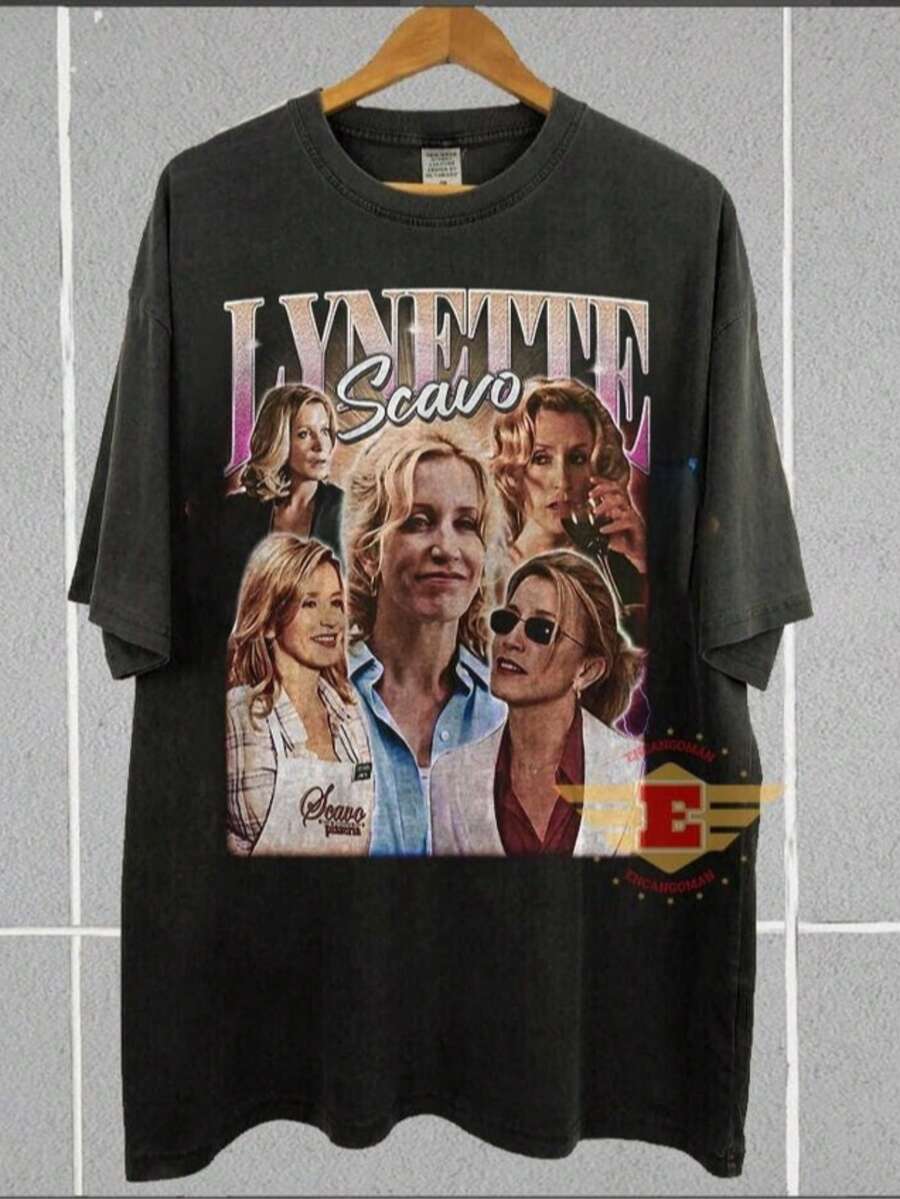 LYNETTE SCAVO Homage T-Shirt, For Fans Of The TV Show, Lynette Bree Gabrielle Susan, Tom And Lynette - màu đen - Xem 1