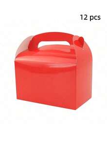 12 piezas de cajas de papel plegables para regalo, adecuadas para joyería, dulces, envasado de postres - multicolor - Ver 14