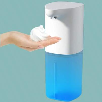 RAF 1 件 1200mAh 自动皂液器，350ml/12.32oz 非接触式传感器泡沫皂液器，USB 可充电，非接触式自动泡沫皂液器，适用于浴室和厨房