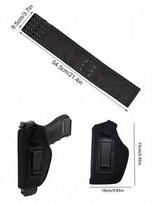 1 件户外腿部隐蔽枪套，女式弹力紧身裤，隐形快拔枪套，女式隐蔽大腿枪套，腿部枪套服装，隐蔽携带枪套，可调节战术腿部枪套，适用于 PT-22。22 口径 TCP。380、P238、Ruger LCP，适合在户外狩猎、露营、徒步旅行、旅行或聚会时携带。 - 彩色 - 查看 10