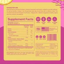 Feminine Probiotic + Moisture Gummies,Supports PH Balance & Digestive Health, Slippery Elm For Women - All In One Solution With Slippery Elm 60 Count Pineapple Flavor - 60粒 - 查看 5