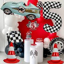 Números de globo grandes de 40 pulgadas del 0 al 9, globos con forma de neumático de bloqueo de carretera 3D, adecuados para fiestas de cumpleaños, decoraciones de fiestas con temática de carreras, fiestas de baby shower, fiestas de graduación, celebraciones de aniversario, decoración de fiesta Feliz cumpleaños - Multicolor - Ver 6