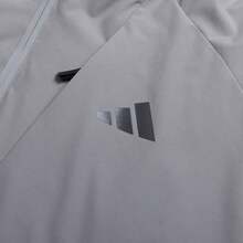Adidas 男士羽绒服，棉羽绒，TECH DOWN JKT 休闲上衣，运动服，连帽夹克，舒适夹克 KQ5503 - 純質冰灰 - 查看 6