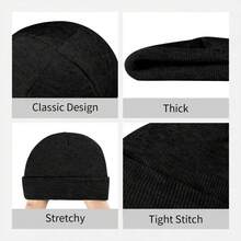 IC XC NIKA Christian Orthodox Helmet - Black Hat With White Cross Design, Unisex Winter Hat, Sports Style, Acrylic Material, Suitable For Casual Wear, Winter Headwear| Sports Cap| Acrylic Hat, Winter Clothing, Warm Hat, Soft And Breathable Material, Suitable For Daily Travel, Outdoor Running In Cold Weather, And Gifts, Religious Clothing - Black - View 8