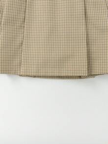 Balabala Kids' Skirt Autumn/Winter Girls' Short Skirt College Style Pleated Woolen Fashion - Brown Tone - View 6