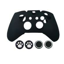 1 Set One Controller Silicone Protective Case + 4pcs Joystick Caps, Dust-Proof, Scratch-Resistant, Anti-Slip, Enhanced Gaming Experience - Multicolor - View 7