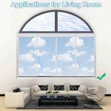 TOCOZOC Mosquitera para Ventanas, Mosquitero para Ventana de 100x120cm con Iman Cinta Adhesiva, Mosquiteras de Ventana Magnetico Automático, Instalar sin Taladrar para, Salón, Dormitorios ()(Blanco) - Tipo 1 - Ver 8