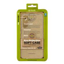 Muvit For Change Recycletek Case Compatible With Samsung Galaxy A56/A36 5g Transparent - Lime Green - View 1