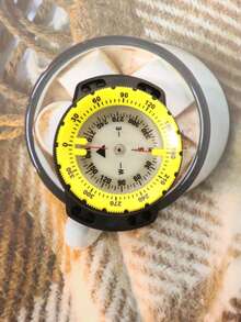 1个50米潜水磁性弹性绳指南针，带夜光防水功能，适用于水下使用 - 彩色 - 查看 12