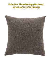 1/2pcs Ultra-Soft Microfiber Faux Cashmere Thickened Jacquard Fabric Decorative Pillow Cover, Modern Minimalist Dual-Color Floral Pattern Design, Suitable For Sofa, Bed, Chair And Car Seat, Comfortable All Season Use (Pillow Insert Not Included)