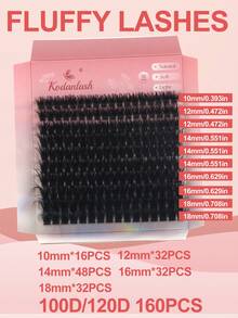 820PCS Fluffy Lashes Individual Lash Clusters,Multi-Type Natural Look,Cat Eye Dramatic 80D 100D/120D Mixed Length Individual False Eyelashes Kit, 1 Set Natural Look Eyelash Extensions With Eyelash Tools, Makeup Products, Cluster Lashes Gift Kit - Baby Pink - View 10