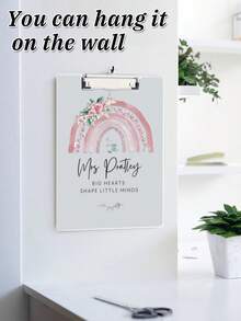 Personalized Teacher Gifts, Custom Acrylic Clipboard With Teacher Name, Elements Teacher Clipboard, Back To School Teacher Appreciation Gift,School Supplies - Multicolor - View 3