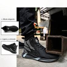 Industrial Safety Shoes Steel Toe Anti-Puncture Safety Shoe For Men - 黑色 - 查看 5