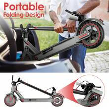 Electric Scooter For Adults, Up To 19 Mph, 19 Miles Range & 264 Lbs Load, Aluminum Alloy E-Scooter With 350W Motor, Foldable Escooter With Dual Braking System
