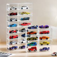 1/3/6pcs Set Alloy Sports Car Model With Display Box, Collectible Racing Car Toy, Full Metal Material, Home Decor, Birthday/Halloween/Christmas Gift, Best Gift - Multicolor - View 2