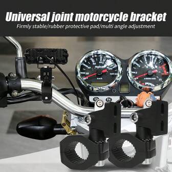 1 st motorcykelfäste rörmontering led-strålkastarfäste expansionsfäste universal förlängningsfäste för dirt bike scooter motorcykel dimljus extra lamphållare tillbehör