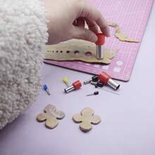 8 buc Mini tăietoare de lut cercei gaură rotundă Hollow Punch face DIY lut polimeric bijuterii instrumente 1 mm-11 mm amestec culoare aleatorie