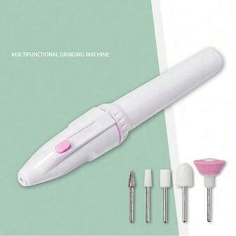 Elektryczna polerko-szlifierka do paznokci, przyrząd do usuwania skórek, pilnik do paznokci, przenośne mini narzędzie do pielęgnacji paznokci