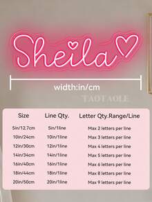 Insegna al neon personalizzata con nome, decorazione da parete personalizzata, decorazione per matrimonio, insegna al neon con nome, insegna al neon a LED per adolescenti, regali personalizzati, decorazione da camera da letto, decorazione per la casa, luce a LED USB, regalo di compleanno, da regalare a lui o a lei, Festa dei Giovani, Festa del Papà, Cerimonia di Laurea, Matrimonio, Soggiorno, Camera da letto, Ufficio