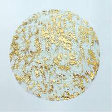 50/100/150 Disposable Gold Placemats, 13 "Glitter Metal Mesh Round Placemats, Gold Foil Mesh Doilies, Table, Wedding, Birthday Party Decorative Gold Doilies - Multicolor - View 19
