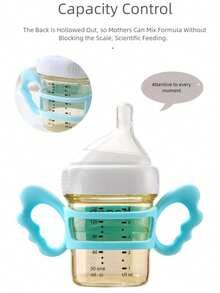 KUNT 1 个天使之翼硅胶奶瓶手柄，硅胶握把适用于宽度超过 6 厘米的宽口奶瓶 - 彩色 - 查看 6