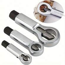 3件套金属螺母劈裂器，手动压力式螺母拆卸器/取出器/破碎器