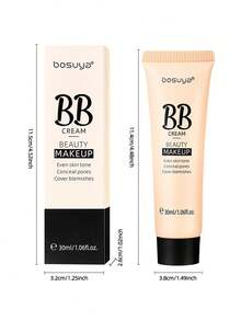 BB Cream Perfeita, Cobertura Transparente, Clareadora, Realçadora de Complexão, Base, CC Cream