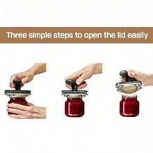 两件套开瓶器 - 多功能家用厨房工具，用于开罐头和拧开瓶盖。方便又高效的小工具。 - 彩色 - 查看 6