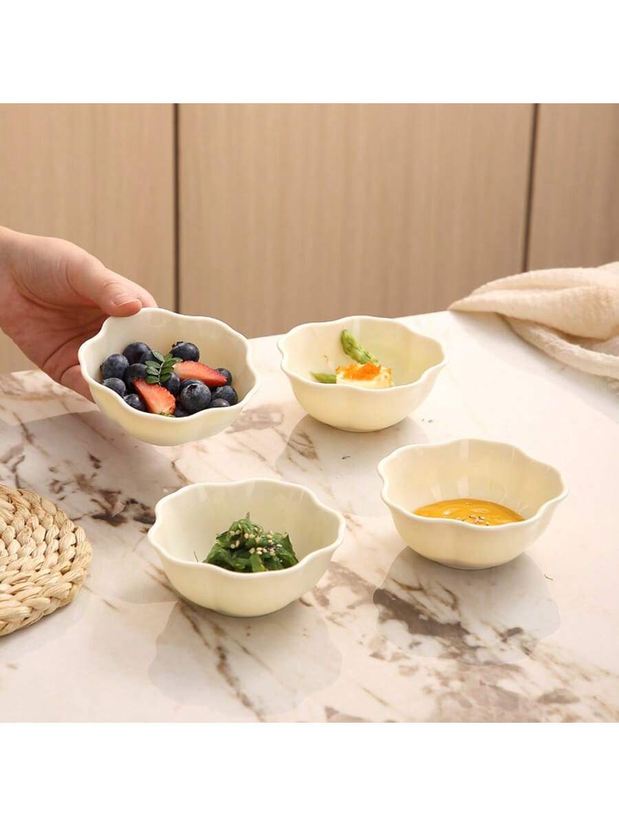 طقم أطباق غمر لا تنكسر 10 قطع – بولي بروبلين لون ك...