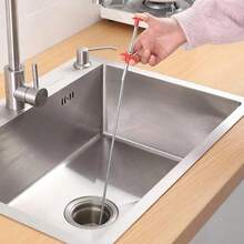 Drain Cleaner Spring Pipe Sticks Clog Remover Sewer Dredging Kitchen Sink Tools - Style-1 - View 3