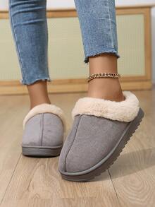 Women's Winter Casual Slippers, 4 Color Options, Comfortable Couple Indoor/Outdoor Slip-On Shoes, Lightweight & Warm, Multi-Color & Size Available