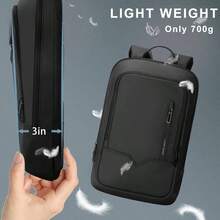 Backpack Men Business Slim Backpack With Computer Lightweight Anti - Theft Travel