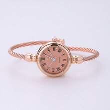 New Fashion Women's Quartz Watch, Luxury Elegant For Daily Wear, 4 Colors Available, Adjustable Strap, Minimalist Style Quartz Watch, Suitable As Gift For Birthday, Valentine's Day, Dinner Party, Etc.