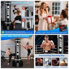 Freestanding Punching Bag With Stand, Men Standing Kickboxing Bag, Heavy Boxing Adult Teens, Suitable Dummy Karate Home Gym Training Equipment Excludes Gloves And Pumps