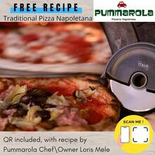 U2013 Pizza Cutter Wheel, Stainless Steel Pizza Cutter With Protective Blade Cover, Black - Initial - View 5