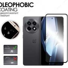 (3-In-1) NEW For Oneplus 13R/Oneplus Ace5 Case TPU Soft Case Mobile Phone Case +Kunlun Glass Tempered Glass +Lens Film