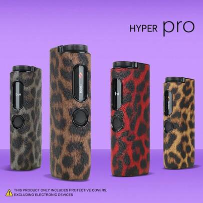 1 Ốp lưng da PU họa tiết da báo cho Glo HYPER Pro, bề mặt chống trượt mềm mại, bảo vệ hoàn hảo khỏi trầy xước và va đập, thiết kế mỏng tối giản, thanh lịch và cá nhân hóa, món quà lý tưởng cho người hút thuốc Glo ở mọi giới tính