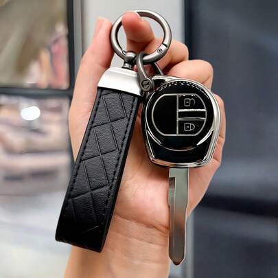 Exquisite High-End Keybag Suitable For Both Men And Women,Tpu Car Key Fob Cover Case With Keychain, Soft TPU Key Case For Suzuki For Alto Protective Case For Jimny Car Key Case For SX4 Anti Fall And Dust-Proof Keybag