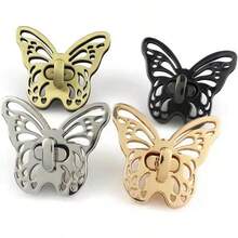 Juego de 4 cierres de presión para bolso de cuero, hebilla de cierre de presión para bolso, apto para mochilas. - Multicolor - Ver 1