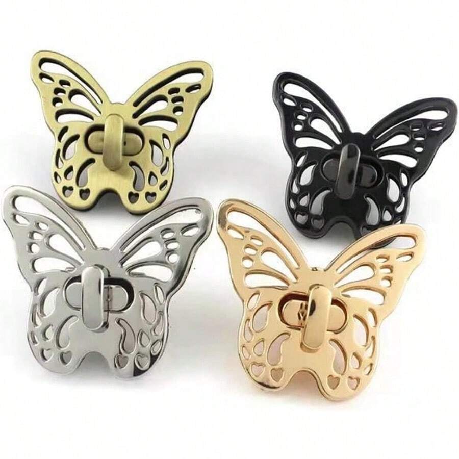 Juego de 4 cierres de presión para bolso de cuero, hebilla de cierre de presión para bolso, apto para mochilas. - Multicolor - Ver 1