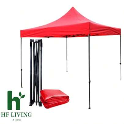 Carpa Toldo Plegable 3x3 Impermeable Y Reforzado  Color Azul, rojo o blanco